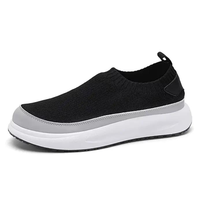 Chaussures chaussettes montantes respirantes pour hommes, semelle souple, chaussures confortables, chaussures décontractées, haute qualité, nouveau style à la mode, printemps