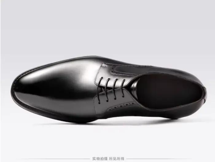 Chaussures en cuir véritable pour hommes