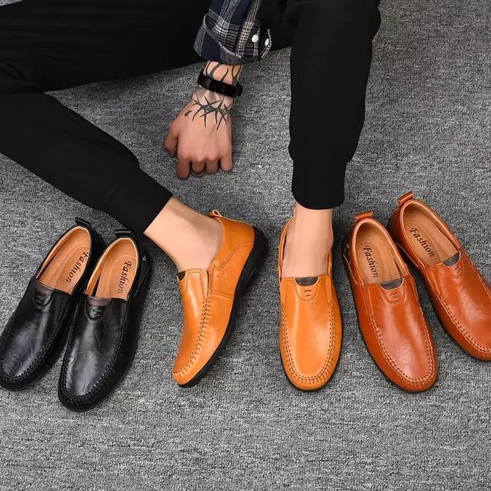 Mocassins vintage faits à la main pour hommes