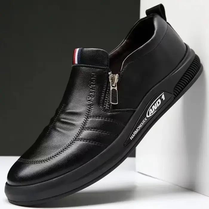 Chaussures en cuir décontractées pour hommes