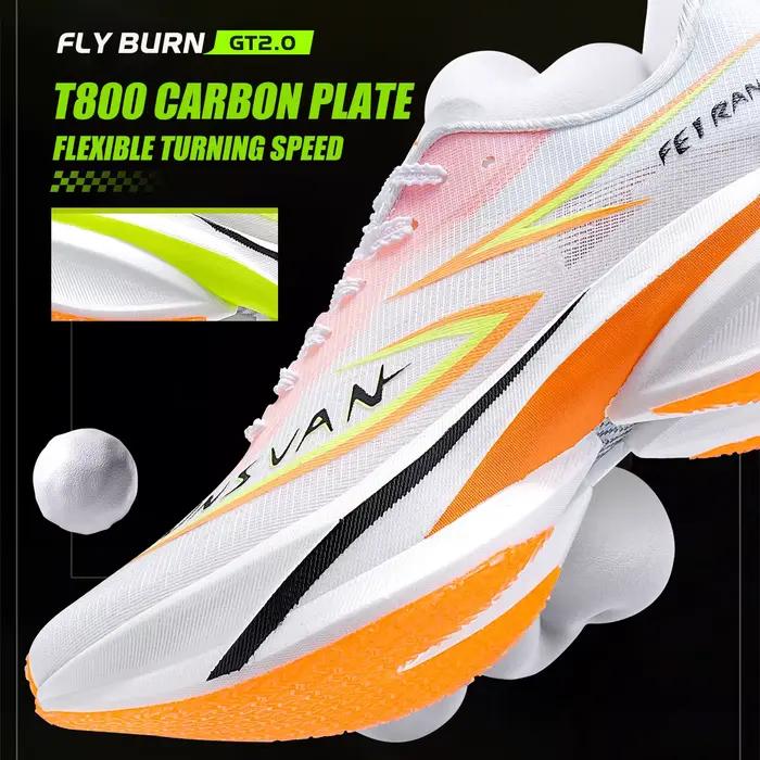 IRUNSVAN T800 chaussures de course en plaque de carbone-chaussures de course légères pour hommes et femmes-entraînement de Marathon, rembourrées et antidérapantes