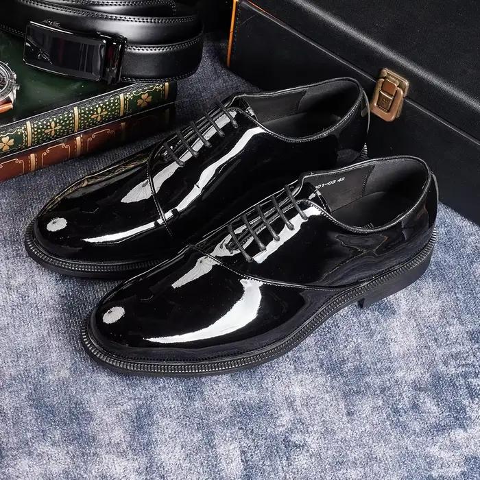 Chaussures Oxford à bout pointu pour hommes