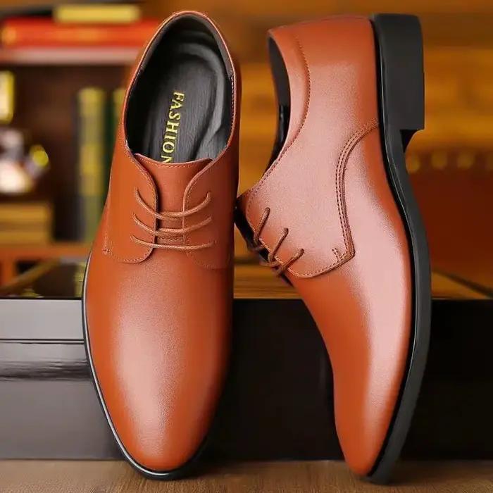 Chaussures pour hommes de Style britannique garçons d'honneur meilleur homme mariage affaires décontracté fond souple