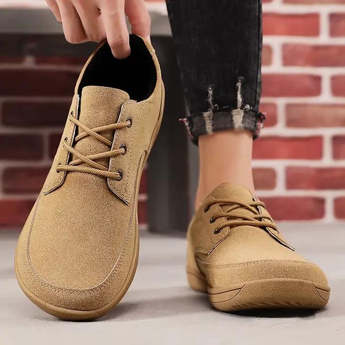 Chaussures décontractées pour hommes bout rond mocassins en cuir artificiel respirant et confortables pour toutes occasions informelles hivernales
