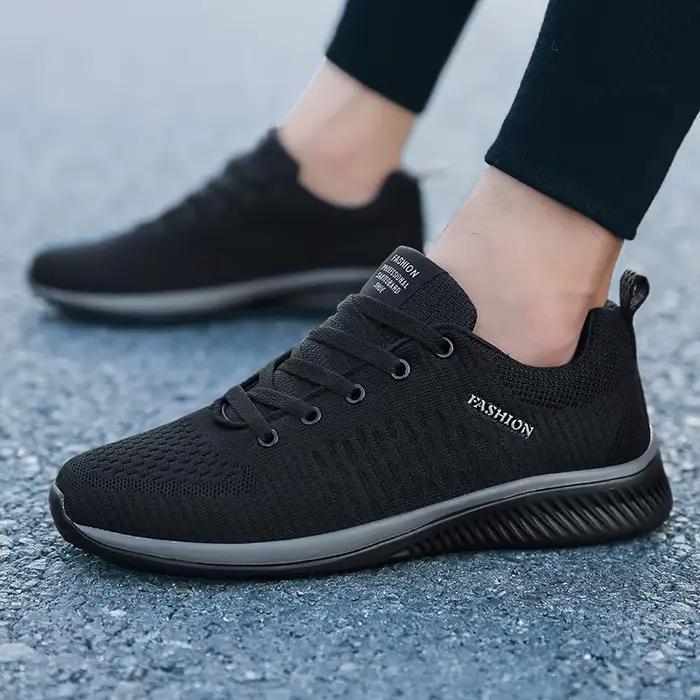 Chaussures de course pour homme 2025 légères et respirantes polyester pour performances stables et flexibles