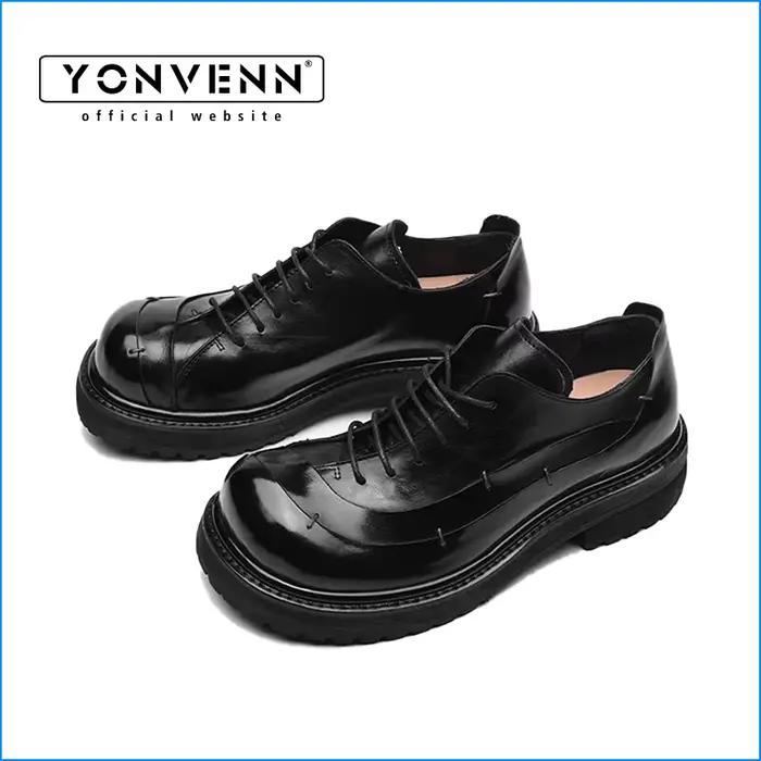 Derby en cuir de cheval au design Original
