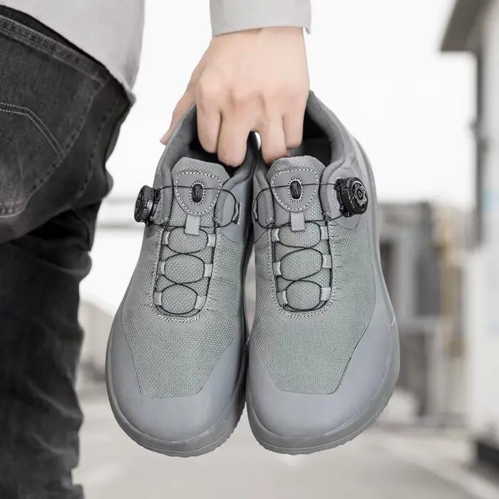 Baskets hommes WIENJEE larges pieds nus chaussures décontractées respirantes minimalistes pour sport et quotidien