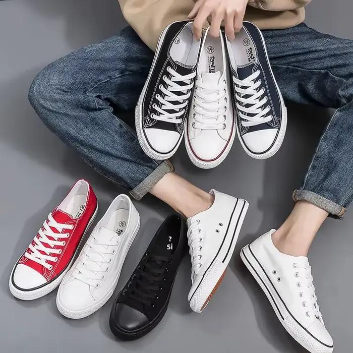 Chaussures en toile classiques pour hommes