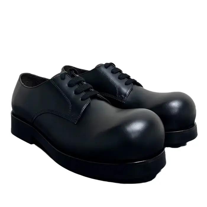 Oxfords à plateforme en cuir pour hommes