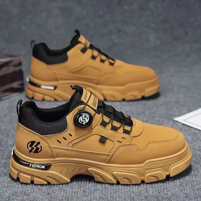 Chaussures d'été décontractées pour hommes en cuir confortables et souples, baskets pour homme, chaussures de marche, chaussures de randonnée, chaussures d'activités estivales, chaussures pour homme occasions spéciales