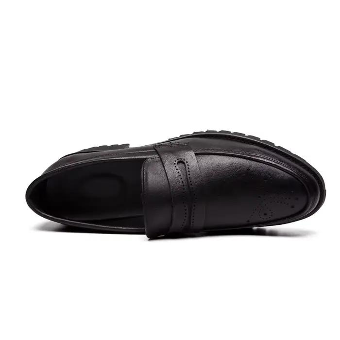 Chaussures oxford classiques en peau de Crocodile pour hommes