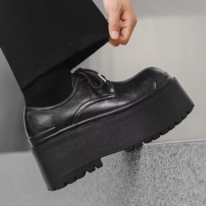 Chaussures à plateforme haute pour hommes