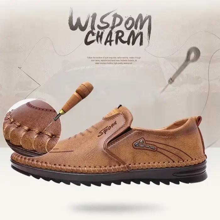 Chaussures en cuir faites à la main pour hommes