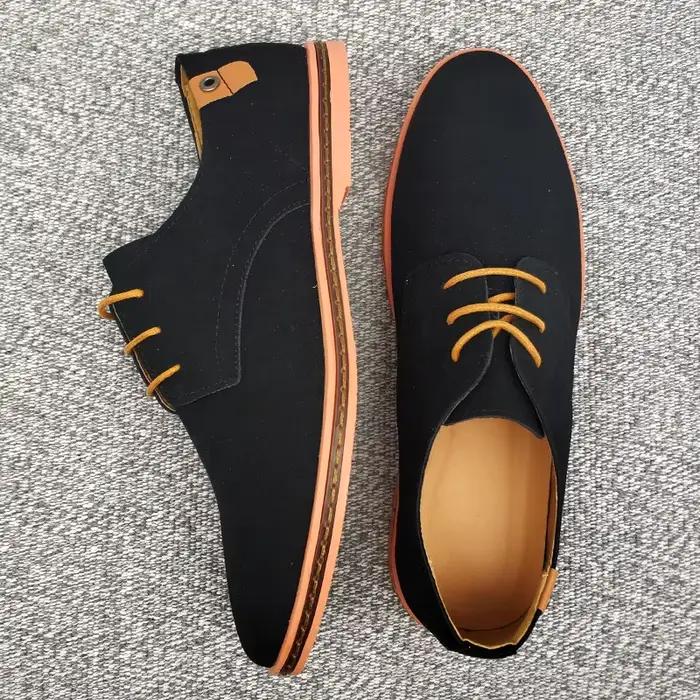 Chaussures en daim et cuir pour hommes