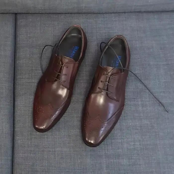 Chaussures Oxford sculptées Bullock pour hommes