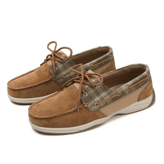 Mocassins bateau WQT en PU de qualité supérieure pour hommes grandes tailles décontractés occassions estivales et formelles