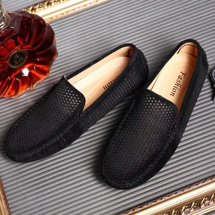 Mocassins en daim pour hommes
