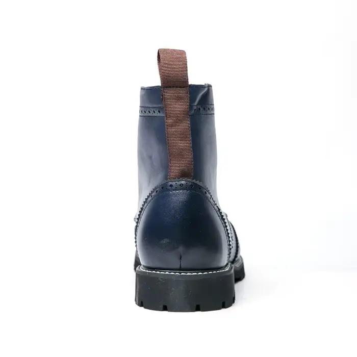 Bottes brogue Mayba en cuir artificiel pour hommes, décontractées et confortables, idéales pour le printemps et l'automne, disponibles en différentes tailles et couleurs