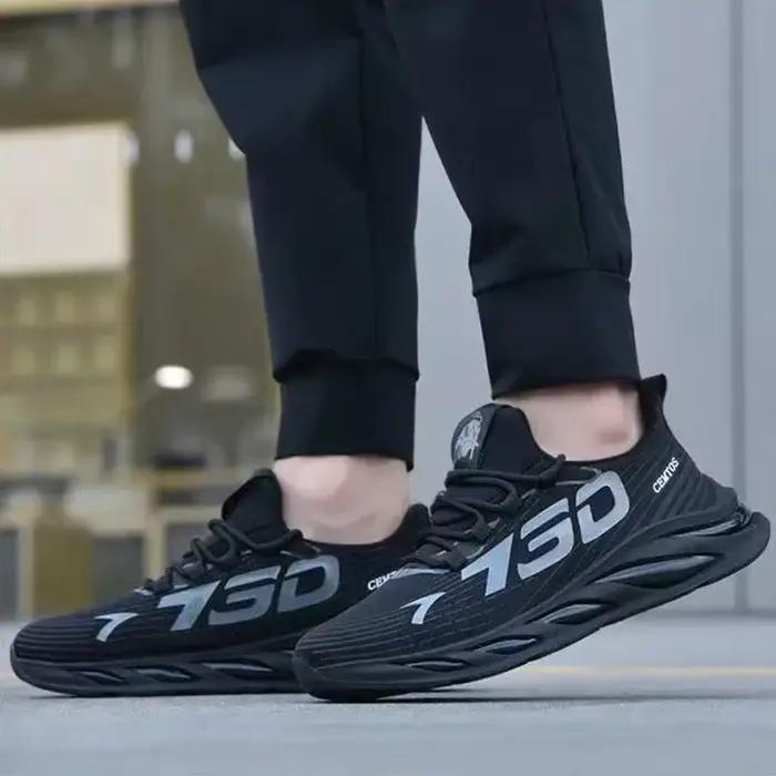 Chaussures polyvalentes décontractées d'été pour hommes, chaussures de sport à la mode, chaussures de course respirantes, chaussures de tennis d'entraînement de marche en plein air
