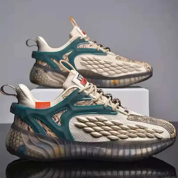 Chaussures de course décontractées respirantes en noix de coco pour hommes