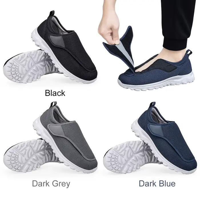 Baskets légères à enfiler pour hommes diabétiques
