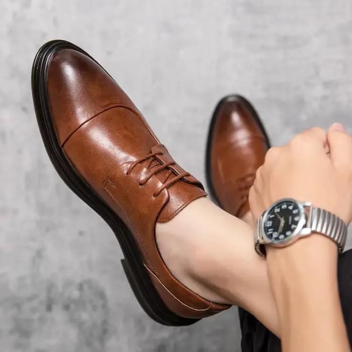 Chaussures habillées en cuir pour hommes
