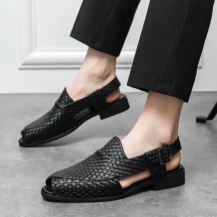 Sandales homme gladiateur en microfibre élégantes et décontractées pour été occasions spéciales