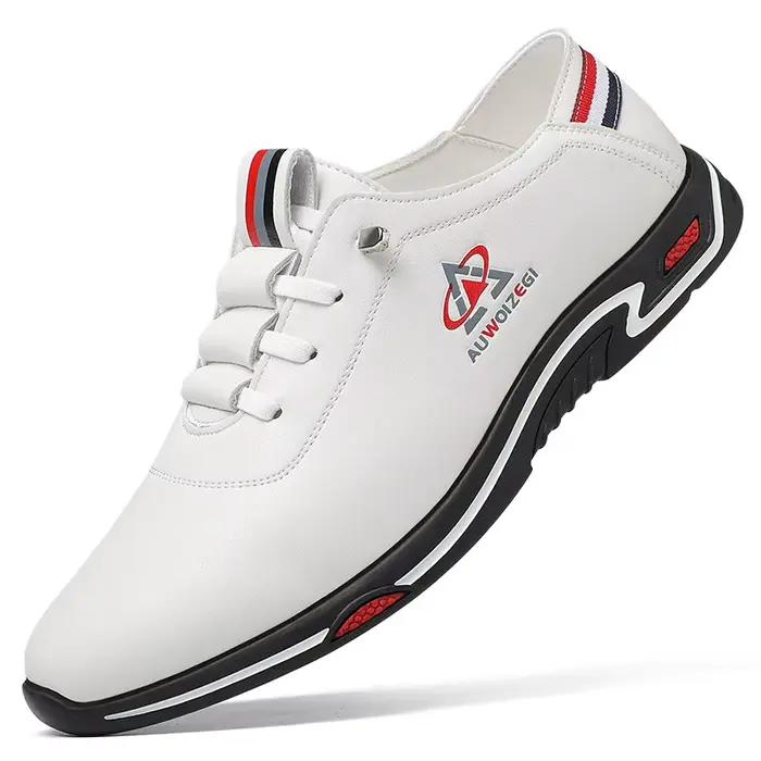 Chaussures en cuir respirantes pour hommes