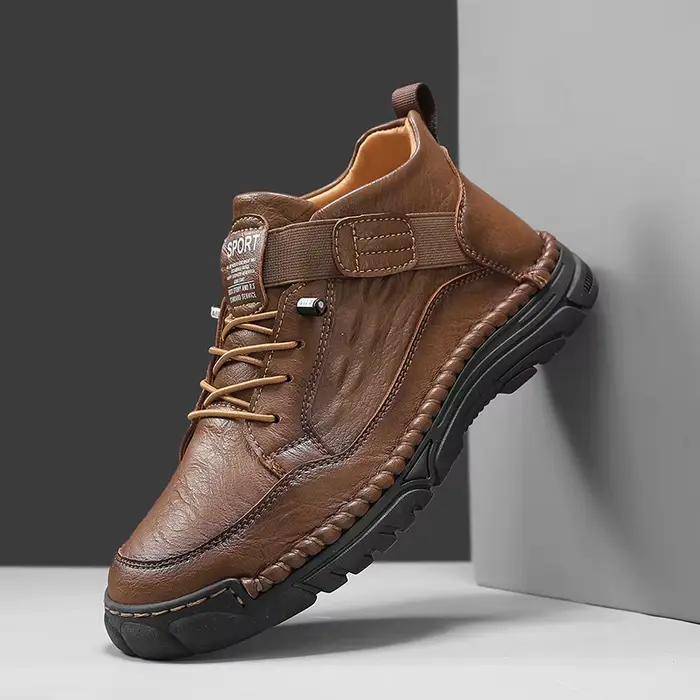 Bottines cousues à la main pour hommes