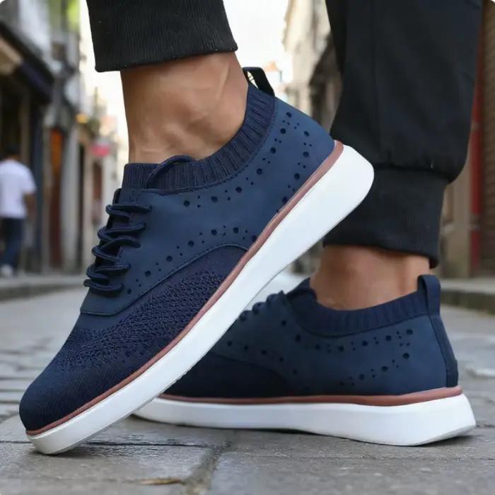 Nouvelles baskets décontractées homme LQEBK style bloc confortables et à la mode pour printemps automne