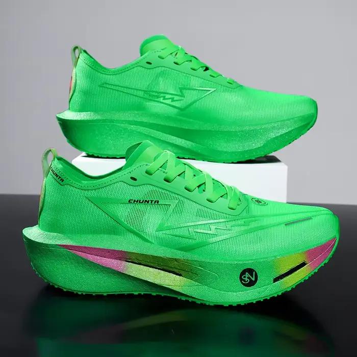 Chaussures de course Marathon homme semelle carbone respirantes légères et confortables pour sport printemps automne