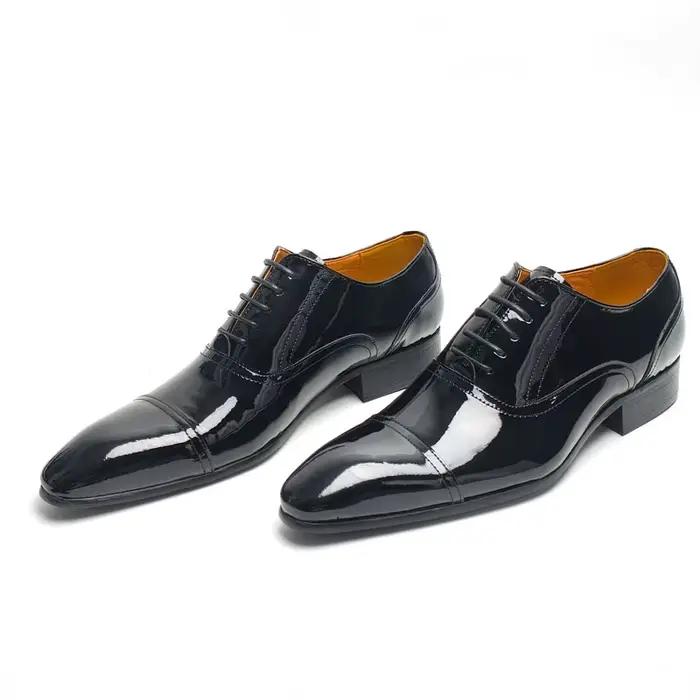 ChimMen-Chaussures en cuir Danse etées faites à la main