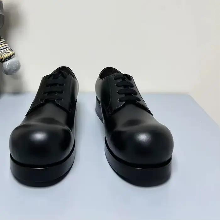 Oxfords à plateforme en cuir pour hommes