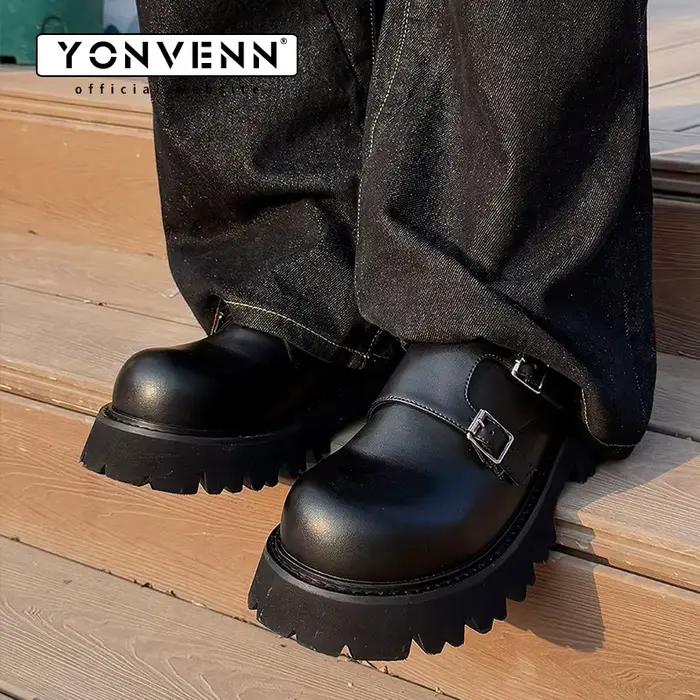 YONWENN – chaussures en cuir originales pour hommes