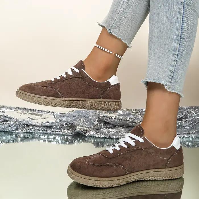 Chaussures de sport rétro polyvalentes et confortables pour femmes