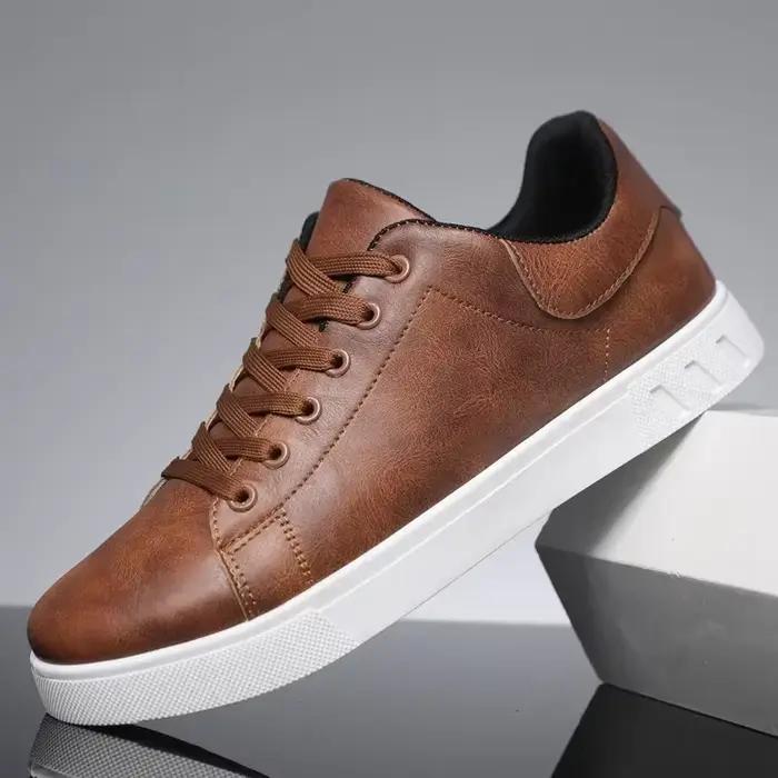 Mocassins en cuir style britannique pour hommes