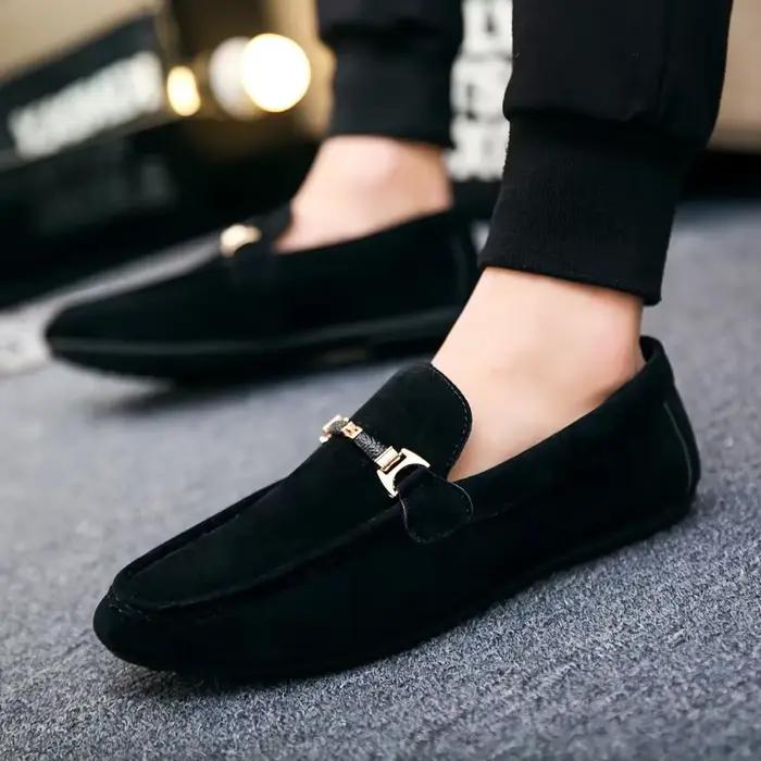 Chaussures décontractées pour hommes mocassins de conduite doux et confortables
