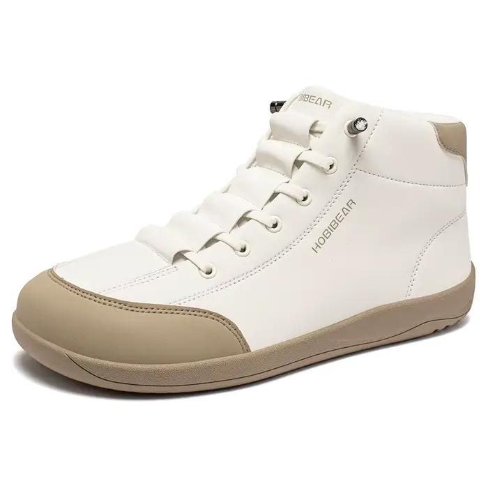 HOBIBEAR chaussures mi-hautes pieds nus hommes femmes bottines à bout large en plein air