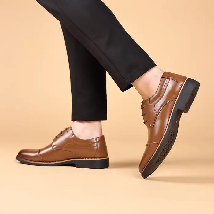 Chaussures simples décontractées d'affaires de grande taille pour hommes