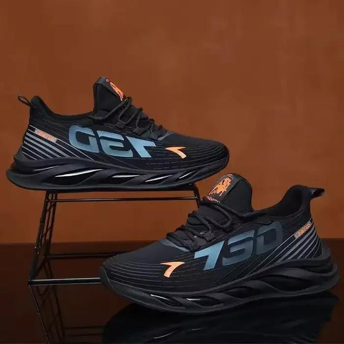 Chaussures polyvalentes décontractées d'été pour hommes, chaussures de sport à la mode, chaussures de course respirantes, chaussures de tennis d'entraînement de marche en plein air