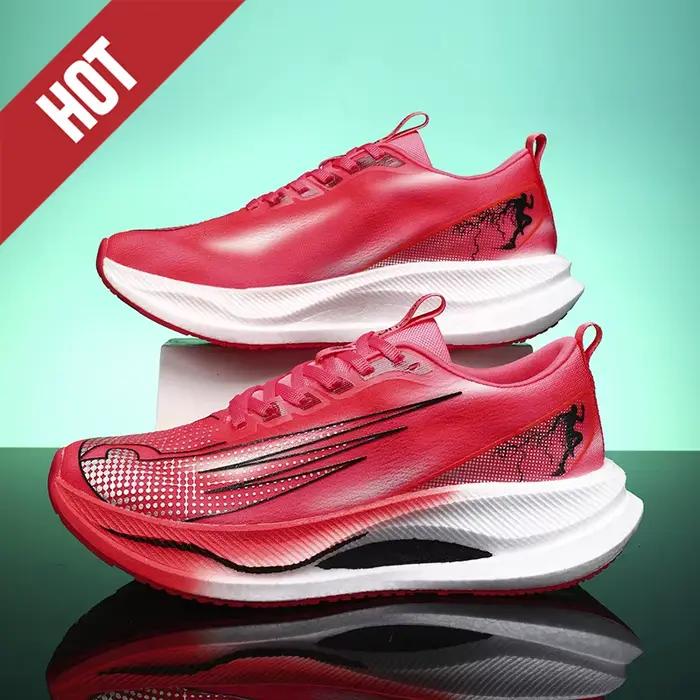Profession Fitness chaussures de course CarbonBoard Marathon hommes sport Tenis léger femmes confortable athlétique antidérapant baskets