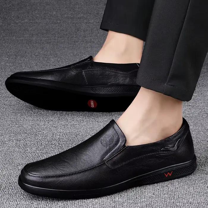 CLOHOO chaussures décontractées d'affaires pour hommes