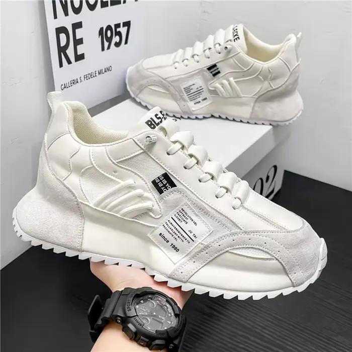 Baskets pour hommes marque de luxe chaussures décontractées respirant Sport