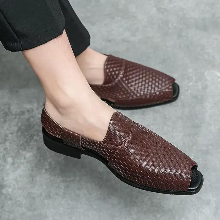 Sandales homme gladiateur en microfibre élégantes et décontractées pour été occasions spéciales