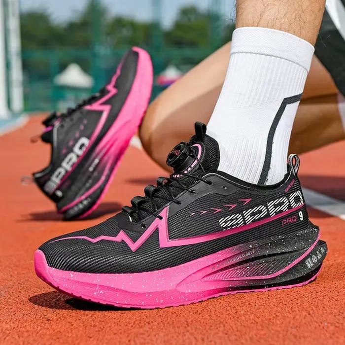 Chaussures de sport pour hommes et femmes, baskets de course décontractées, respirantes, légères, confortables, antidérapantes, pour la marche en plein air