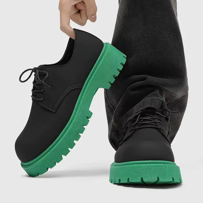 Chaussures Derby à plateforme De styliste pour hommes