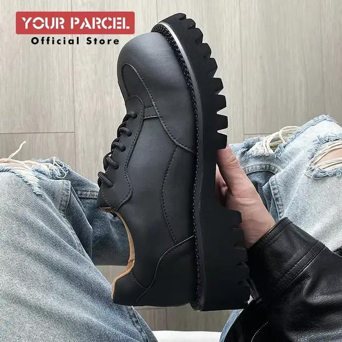 Chaussures derby en cuir véritable pour homme occasion décontractée haut de gamme design original tendance printemps automne