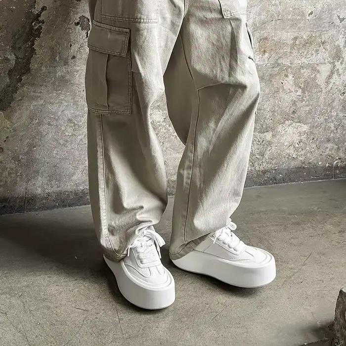 Chaussures de sport et décontractées pour hommes de haute qualité, chaussures Derby à plateforme large de style britannique, mocassins de créateur pour hommes, Zapatos Hombre