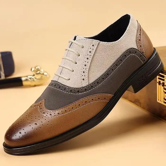 Chaussures habillées décontractées pour hommes