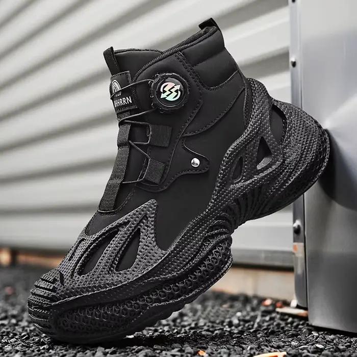 Chaussures de sport décontractées montantes pour hommes
